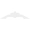 Ekena Millwork Vanguard Architectural Grade PVC Gable Bracket, 72"W x 18"H x 2"D x 6"F, 6/12 Pitch GBP072X18X0206VAN00 - alternate 3